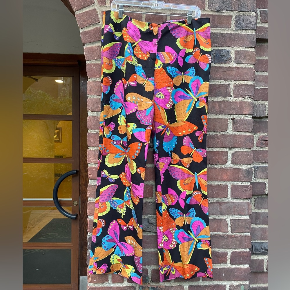 Y2K Nanette Lepore Low-Rise Butterfly Pants